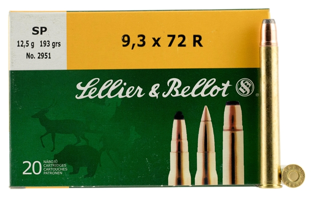Picture of Sellier & Bellot Sb9372ra Rifle  9.3Mmx72r 193Gr Soft Point 20 Per Box/20 Case 754908510658 -