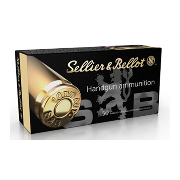 Picture of  Sellier & Bellot Sb10b Handgun  10Mmauto 180Gr Jacketed Hollow Point 50 Per Box/20 Case 754908500963