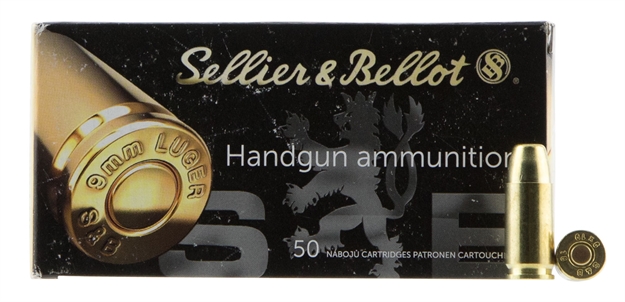 Picture of  Sellier & Bellot Sb9subb Handgun Target 9Mmluger Subsonic 150Gr Full Metal Jacket 50 Per Box/20 Case