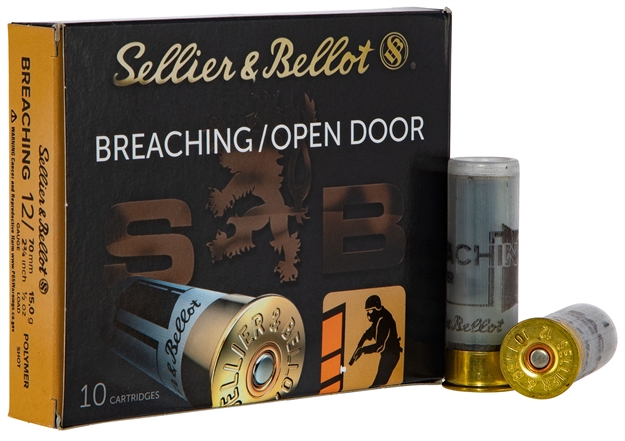 Picture of  Sellier & Bellot Sb12br Breaching  12 Gauge 2.75" 1/2 OZ 1575 Fps 10 BX 25 CS