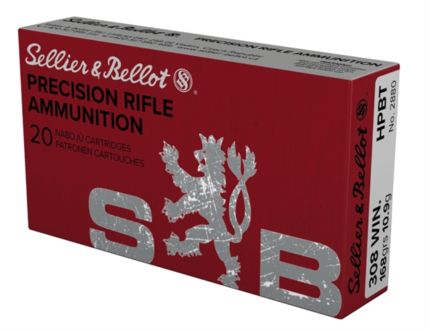 Picture of  Sellier & Bellot Sb308g Rifle  308Win 168Gr Hollow Point Boat Tail 20 Per Box/25 Case 754908512508