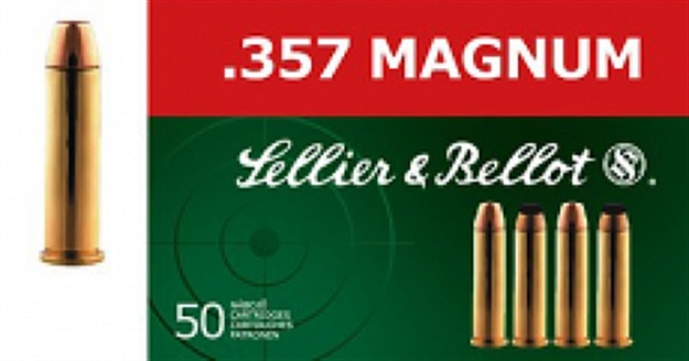 Picture of Sellier & Bellot Sb357l Handgun  357Mag 158Gr Lead Flat Nose 50 Per Box/20 Case AB357L 754908500758