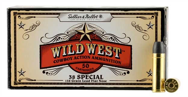 Picture of  Sellier & Bellot Sb38l Handgun  38Special 158Gr Lead Flat Nose 50 Per Box/20 Case 754908500741