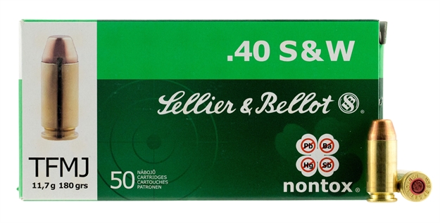 Picture of Sellier & Bellot Sb40nt Handgun 40 S&W 180 GR Fmj 50 Bx/ 20 CS