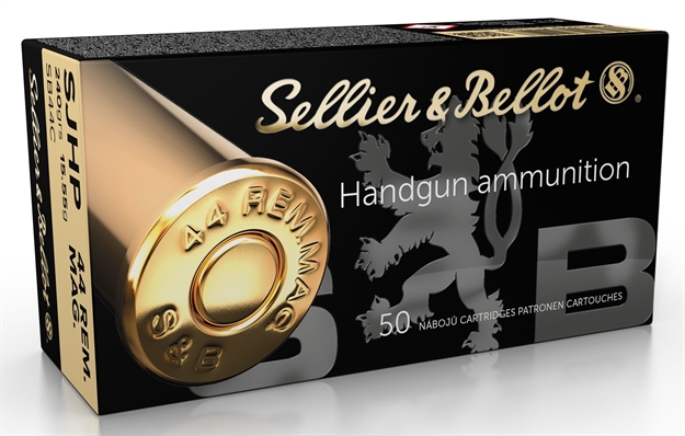 Picture of  Sellier & Bellot Sb44c Handgun  44Remmag 240Gr Semi Jacketed Hollow Point 50 Per Box/12 Case 754908501052