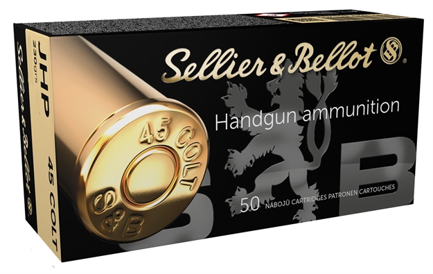 Picture of  Sellier & Bellot Sb45f Handgun  45Colt 230Gr Jacketed Hollow Point 50 Per Box/12 Case