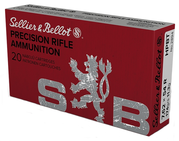 Picture of 7.62X54mm Rimmed Russian 174Gr Hpbt Ammo SB76254RC 754908511150