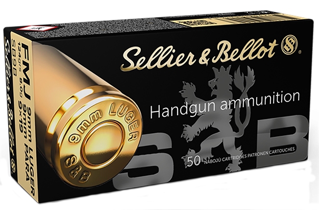 Picture of  Sellier & Bellot Sb9b Handgun  9Mmluger 124Gr Full Metal Jacket 50 Per Box/20 Case 754908500437