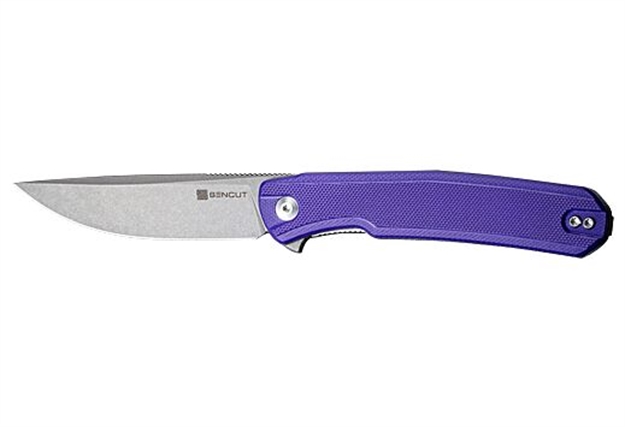Picture of Sencut Knife Scitus 3.47" Purple G10/Gray Stonewash D2 S210422 763416245938