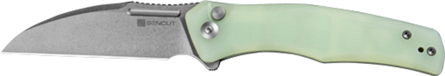 Picture of Sencut Knife Watauga 3.48" Natural G10/Stnwsh Buttonlock< S210113