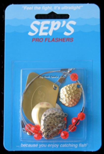 Picture of Sep's Pro Flasher, Colorado Blades, Small Combo/Red Bead