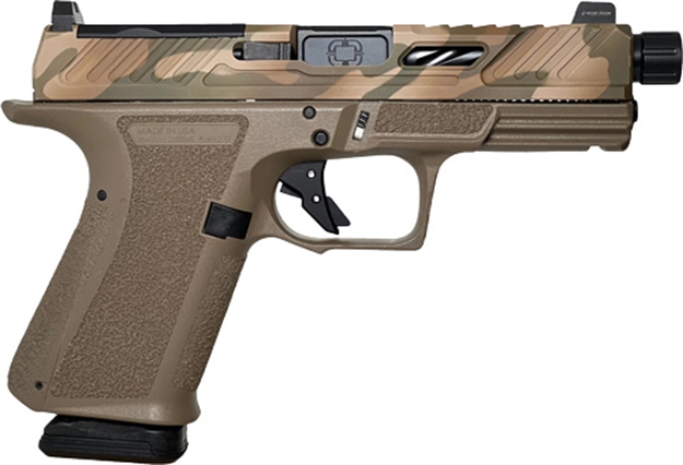 Picture of Shadow Systems Systems Mr920 Elite Fde 9Mm Optc Cut/Thrded Camo Slide SS1022SC