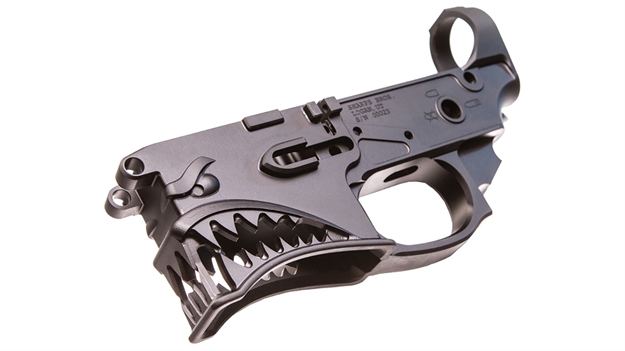 Picture of  Sharps Bros Sblr01 Hellbreaker Stripped Lower Multi-Caliber Black Anodized Finish 7075-T6 Aluminum Material Compatible W/Mil-Spec Ar-15 Internal Parts 850869008019