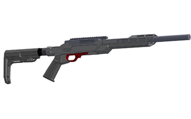 Picture of  Sharps Bros Sbc07 Heatseeker  Matte Black Cerakote Fits Ruger 10/22 850869008941