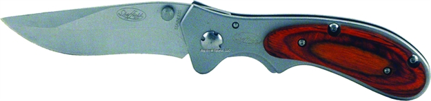 Picture of Sheffield Boreal Pocket Knife Folding 3" SS Blade Hardwood Handle