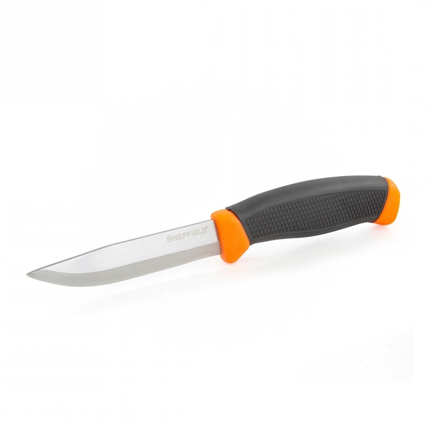 Picture of Sheffield Cervus Fixed 4.0 IN Blade Black-Orange Abs Handle