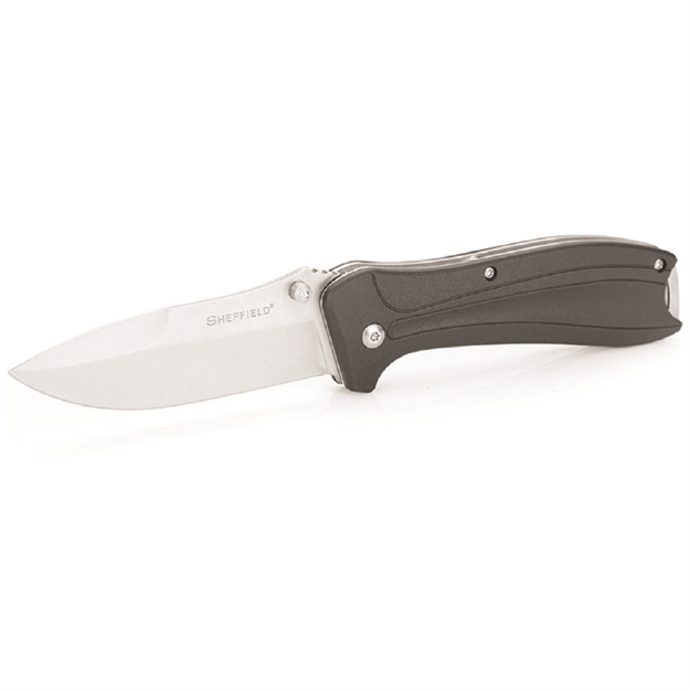 Picture of Sheffield Lookout Folder 3.5 IN Black Abs Handle Plain