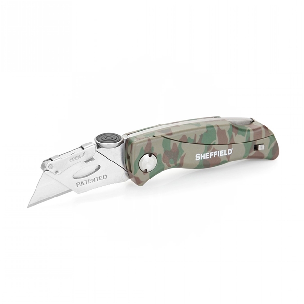 Picture of Sheffield Quick Change Utility Folder 2.5 IN Blade Camo Abs