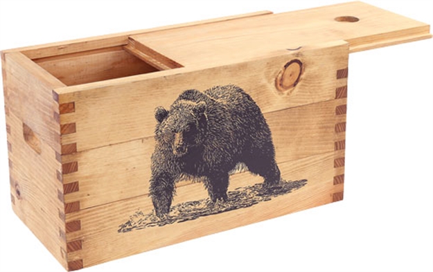 Picture of Sheffield Standard Pine Craft Box Bear Made IN Usa! 126504
