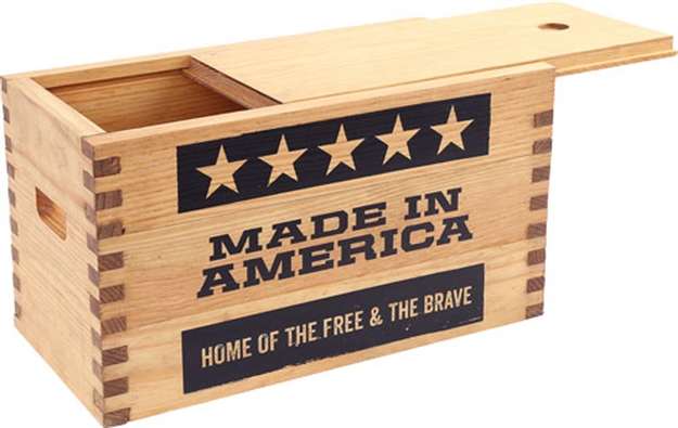 Picture of Sheffield Standard Pine Craft Box Free & Brave Made IN Usa! 126507