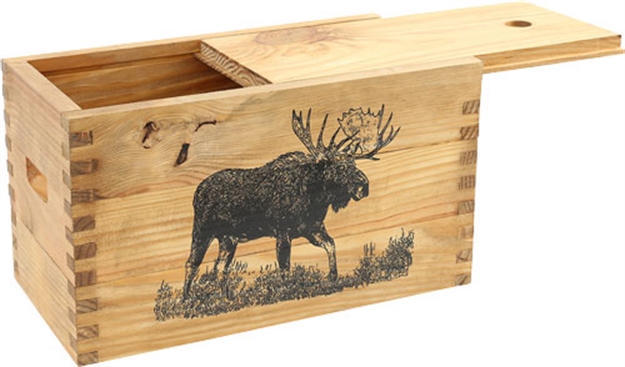Picture of Sheffield Standard Pine Craft Box Moose Made IN Usa! 126501