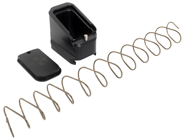 Picture of  Shield Arms Czp10cme5blk Magazine Extension  For CZ P10-C/P07, 5Rd (9Mm), 4Rd (40S&W), Black Aluminum