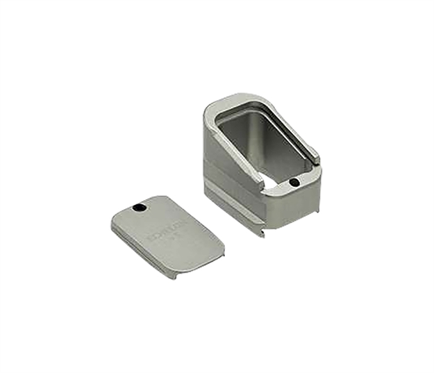 Picture of Shield Arms Echme5grey Magazine Extension  Fits Springfield Echelon 5Rd Grey Anodized Aluminum ECH-ME-5-GREY