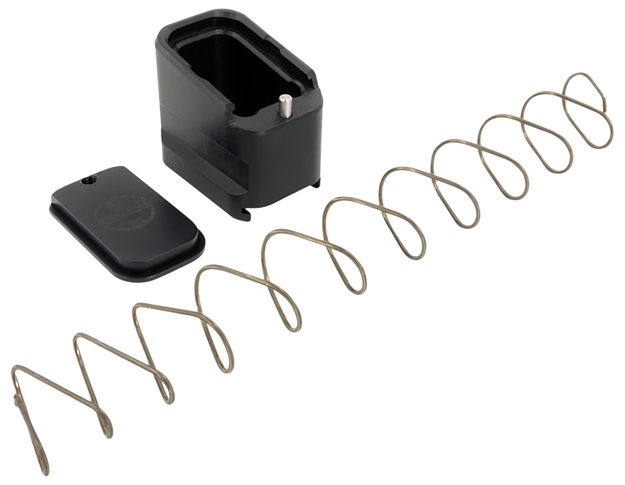 Picture of  Shield Arms G19me5blk Magazine Extension  +5 Extended 9Mm Luger/40 S&W 5Rd Compatible W/Glock 19/23, Black Anodized Aluminum 853465008100