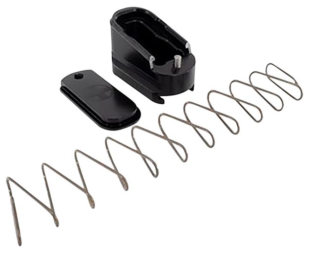 Picture of  Shield Arms G43me2blk Magazine Extension  +2 Extended 2Rd Compatible W/Glock 43, Black Anodized Aluminum