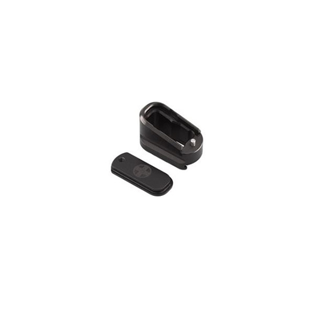 Picture of  Shield Arms G43me2blk Magazine Extension  +2 Extended 2Rd Compatible W/Glock 43, Black Anodized Aluminum 853465008179
