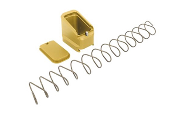 Picture of Shield CZ P10f/P09 +5/4 Mag Ext Gold CZP10F-ME-5-GLD