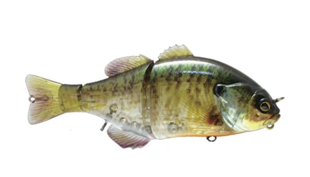 Picture of Jackall Lures Gantarel Jr. Segmented Swimbait, 5", 1 1/2 Oz, RT Ghost Gill, Floating