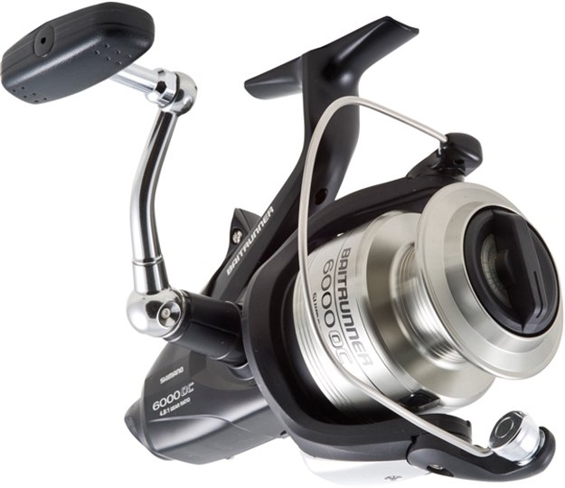 Picture of Shimano Baitrunner 6000 OC Saltwater Spinning Reel, Ambi, 3Bb + 1Rb, 4.8:1 Ratio, Alum Spool, Braid 30/245, 50/210, 65/130