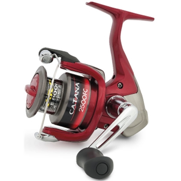 Picture of Shimano Catana 2500 Spinning Reel, Rh, 2Bb + 1Rb, 5.2:1 Ratio, Diecast Alum Spool, Braid 10/150, 15/145, 30/100