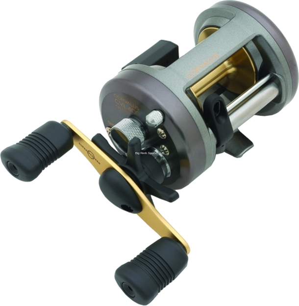 Picture of Shimano Corvalus 400 Round Baitcast Reel, Rh, 3Bb + 1Rb, 5.2:1 Ratio, Alum Spool