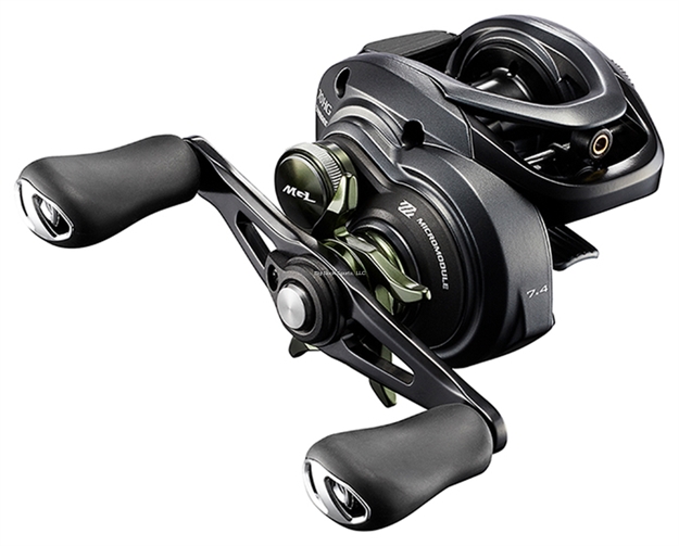 Picture of Shimano Curado Mgl 71 HG Low Profile LH Baitcast Reel Box 8Bb + 1Bb, 7.4:1 Ratio, 12/85 Mono, 30/105 Braid 6.9Oz