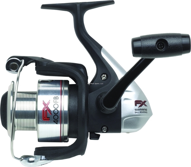 Picture of Shimano FX 4000 FB Spinning Reel, Clam Pack, Rh, 1Bb + 1Rb, 4.6:1 Ratio, Diecast Alum Spool, Braid 15/265, 30/175, 50/145