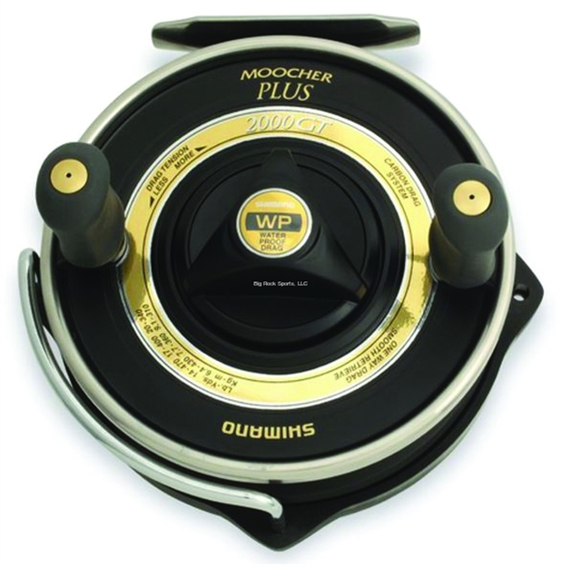 Picture of Shimano Moocher Plus GT Mooching Reel, Rh, Graphite Spool, Mono 14/470, 17/400, Power Pro 50/660, 65/405