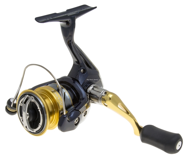 Picture of Shimano Nasci 500 Spinning Reel, Front Drag, 3Bb + 1Rb , 5.6:1, 100 YD / 4 LB Mono, Boxed