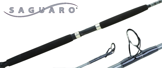 Picture of Shimano Saguaro Spinning Rod, 9', 2 Pc, Fast, Med Hvy, 14 LB - 30 LB Line, 7 Guides + Tip