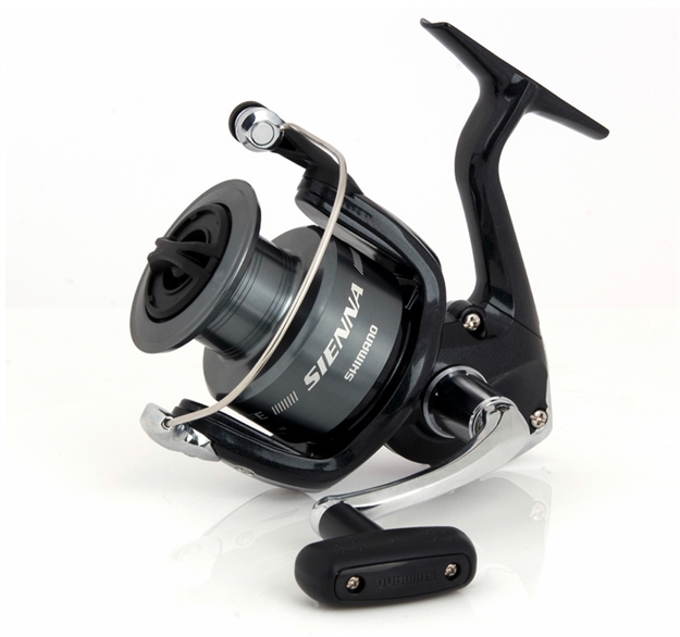 Picture of Shimano Sienna 2500 Spinning Reel Box, Front Drag, 1+1 Brg, 5.0:1, 140 YD / 8 Lb, 120 YD / 10 LB