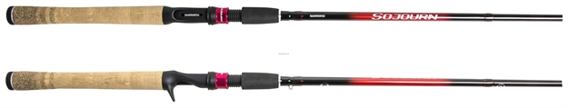 Picture of Shimano Sojourn Cast Rod, 6.6' 1 Pc, Med Hvy, Fast, 1/4-1 OZ Lures 10 LB - 20 LB Line, Cork Grips
