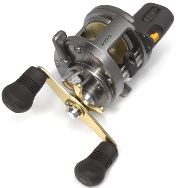 Picture of Shimano Tekota 300 Line Counter Star Drag Reel, Rh, 3Bb + 1Rb, 4.2:1 Ratio, Alum Spool, Braid 30/255, 40/210, Mono 12/275, 14/220