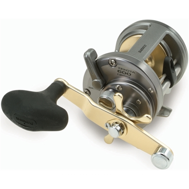 Picture of Shimano Tekota 600 Conventional Star Drag Reel, Rh, 3Bb + 1Rb, 4.2:1 Ratio, Alum Spool, Braid 40/515, 50/510, Mono 16/390, 20/300