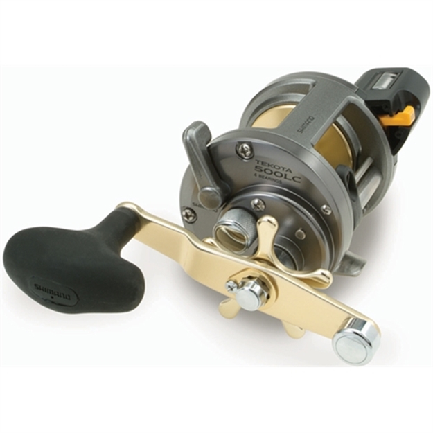 Picture of Shimano Tekota 500 Line Counter Star Drag Reel, Rh, 3Bb + 1Rb, 4.2:1 Ratio, Alum Spool, Braid 390/40, 385/50, 365/65