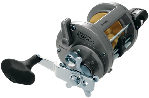 Picture of Shimano Tekota 800 Line Counter Star Drag Reel, Rh, 3Bb + 1Rb, 4.2:1 Ratio, Alum Spool, Braid 820/50, 780/65, 640/80