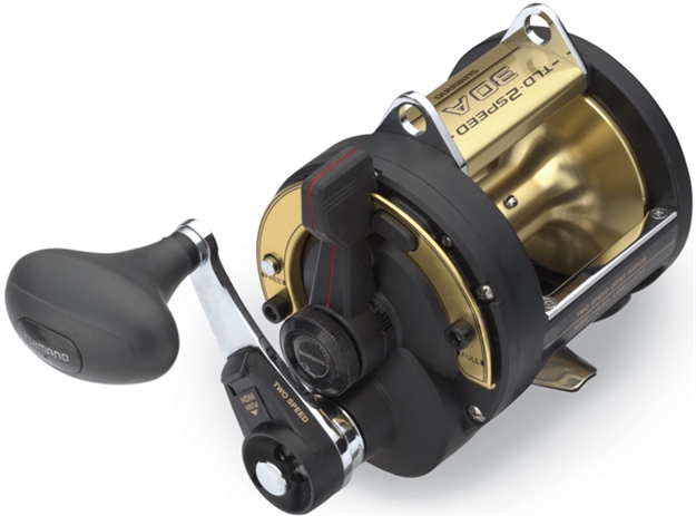 Picture of Shimano Tld II Lever Drag Conventional Reel, Rh, 4Bb, 4.0:1 Ratio, Alum Spool, Braid 50/1210, 65/1015, Mono 20/800, 30/600