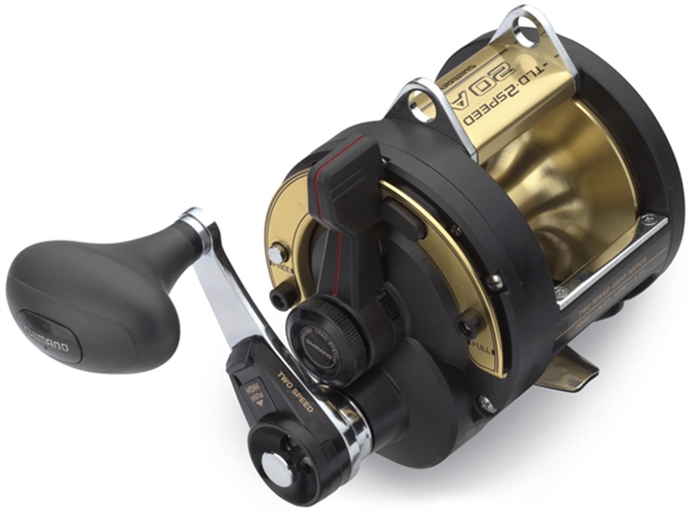 Picture of Shimano Tld II Lever Drag Conventional Reel, Rh, 4Bb, 4.0:1 Ratio, Alum Spool, Braid 50/820, 65/745, Mono 20/700, 30/450