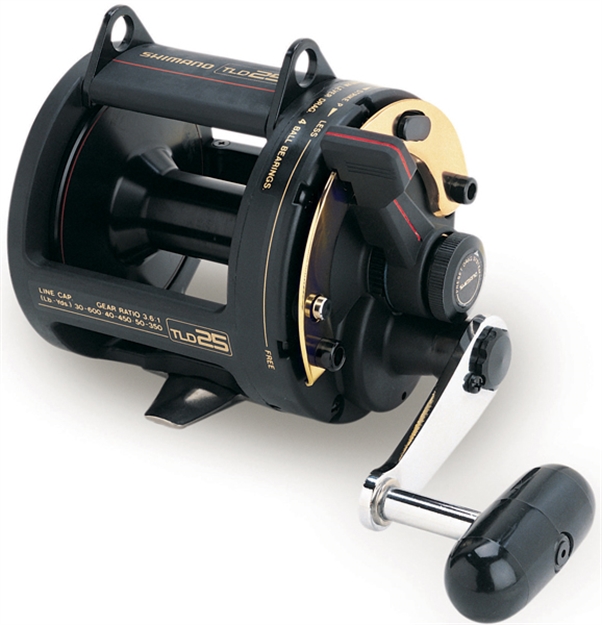 Picture of Shimano Tld Lever Drag Conventional Reel, Rh, 4Bb, 3.6:1 Ratio, Alum Spool, Braid 50/1015, 65/980, Mono 30/600, 40/450