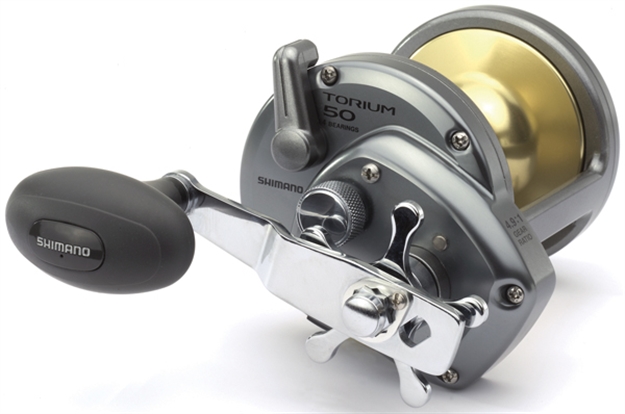 Picture of Shimano Torium 50 Star Drag Conventional Reel, Rh, 3Bb + 1Rb, 4.9:1 Ratio, Alum Spool, Braid 65/845, 80/710, Mono 40/490, 50/440
